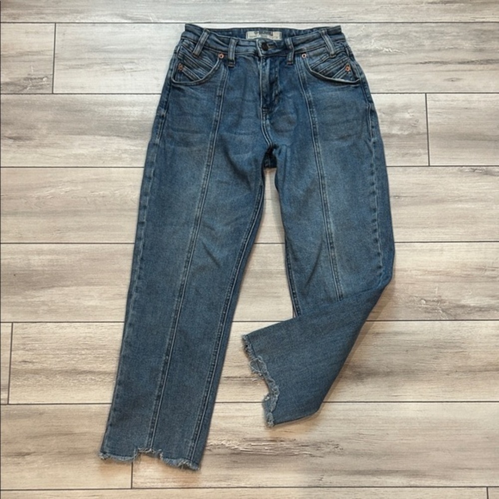 Rock and Roll Cowgirl high rise straight crop jeans size 27